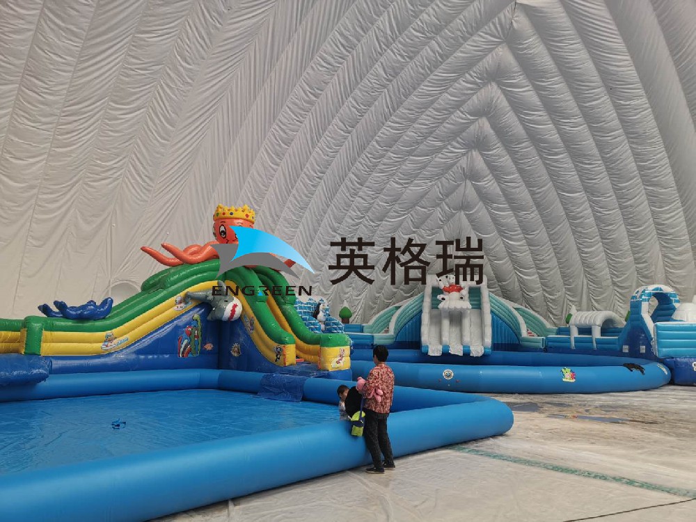 氣膜搭建的室內水上樂園，你心動了嗎？